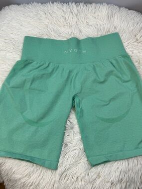 NVGTN High-Waist Seamless Shorts — Mint